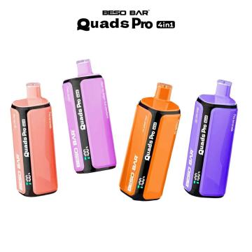 BESO BAR Quads Pro 4-in-1 150k Puffs Dugotrajna jednokratna Vape trgovina