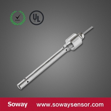 High resolution capacitance oil tank level sensor