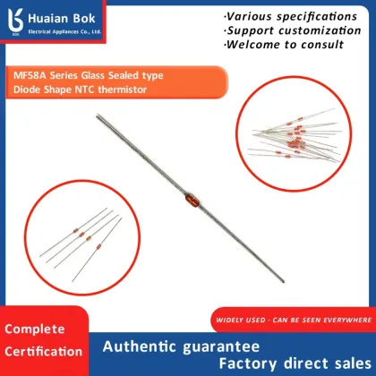 MF58 Glass Sealed NTC Temperature Sensor for Water Heaters and Tanks