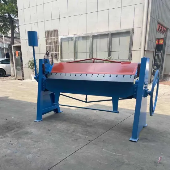 Easy Operate Iron Plate Hand Operation Sheet Metal Folding Machine