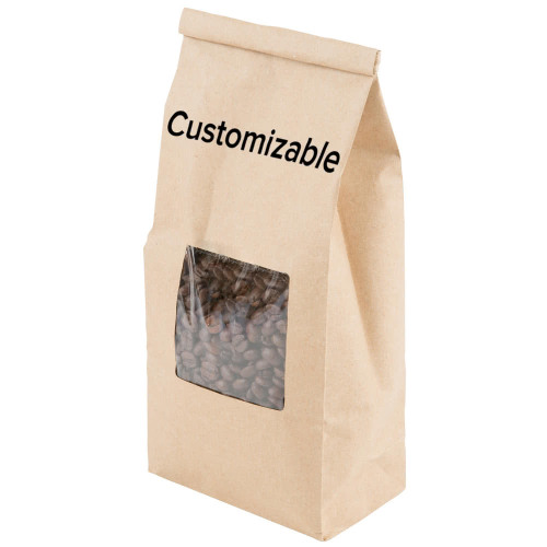 Brown Kraft Paper Coffee Bag with Valve