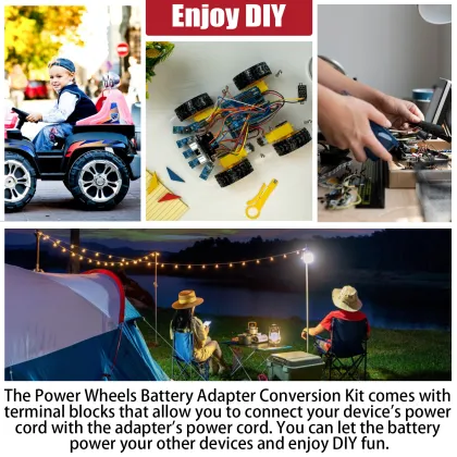 Milwaukee 18V Battery Adapter for Power Tools and Robotics Power Wheels