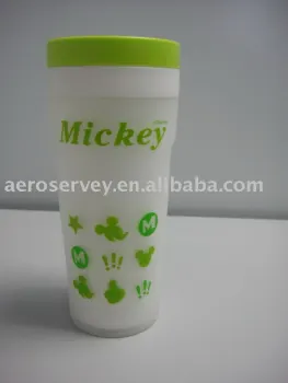 400ml double layer plastic cup