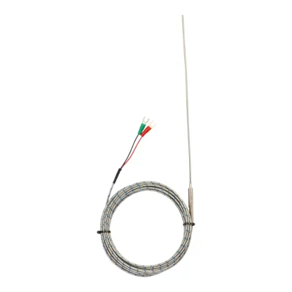 1000Deg.C Fine B/R/S/J/T/S/K Type Capillary Flexible Armored Thermocouple Probe Sensor