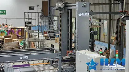High Speed Automatic Bottle Water & Beverage Palletizing Machine - 10-40 Packs Per Minute