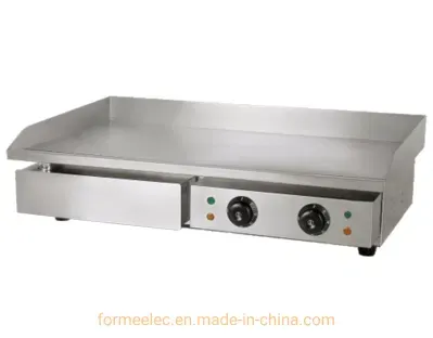 4.4kw Electric Griddle Electric Griddle 2/3 Flat 1/3 Grooved Desktop Electric Griddles