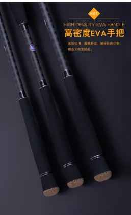 Runtoo Wholesale Carbon Fiber Reel Seat Fishing Rod for Sea Bass