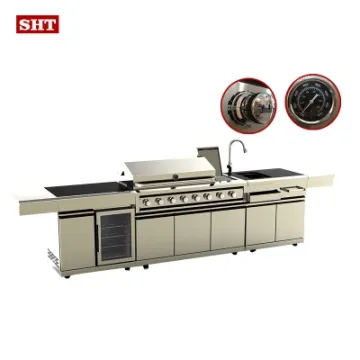 Restaurant Professional Outdoor Luxury Kitchen Barbecue Grill for Garden