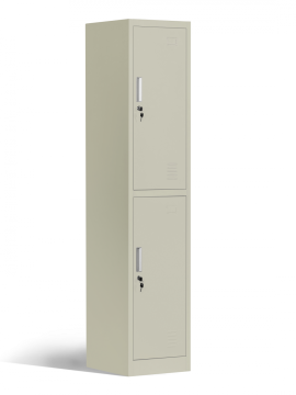 2 Tier Steel Lockers for High School Corridor
