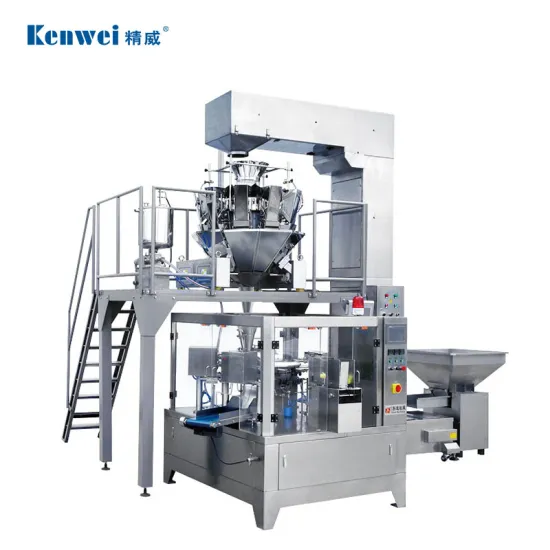 JW-B8: Automatic Snacks Packing Machine with Rotary Packaging and Weighing System for Potato Chips