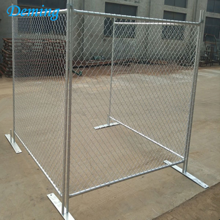 Hot Pvc Portable Dip Galvanised Used Temporary Fence