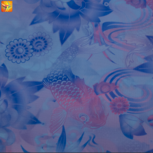 100% Polyester Chiffon Printed Fabric