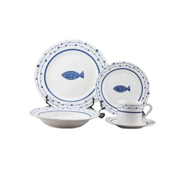 Wholesale Luxury Pad Printing Porcelain Ceramic Dinnerware