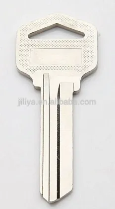 best price excellent quality Vale brass blank key with nickel plated