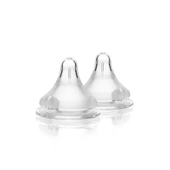 Wide Neck Baby Silicone Bottle Nipple for Milk Bottles - Breastfeeding Accessories