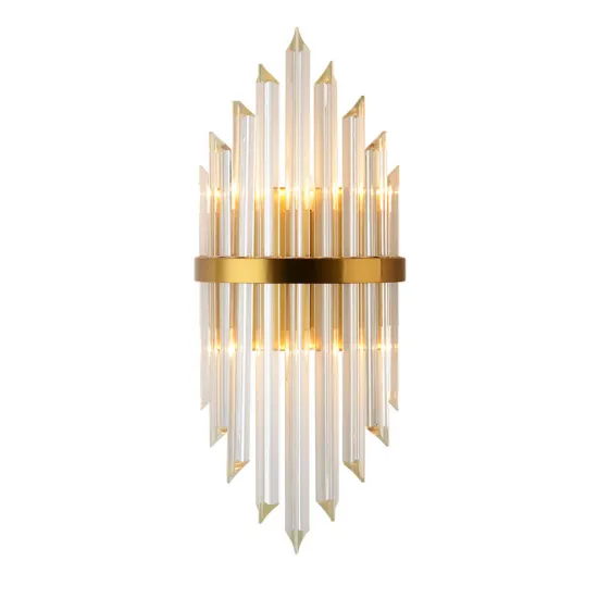 European Luxury E14 LED Glass Wall Lamps