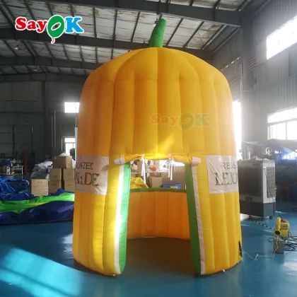 Lemon Juice Inflatable Booth for Sale: Promotional Lemon Inflatables Stand Tent