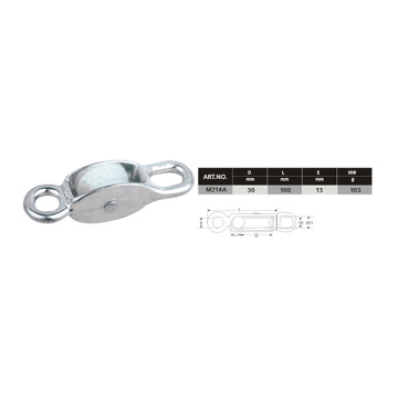 Heavy Duty Dual Wheels Pulley