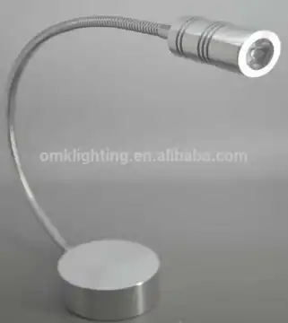 flexible reading light working lamp with switch on-off for hotel bedside table lamp