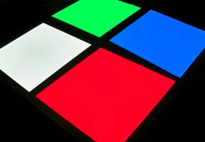 Wall & Ceiling Lighting DMX512 Compatible Group Controlling RGB panel LED620x62038W