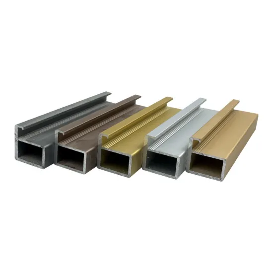 Aluminum Sliding Window Profiles Anodize Champagne color