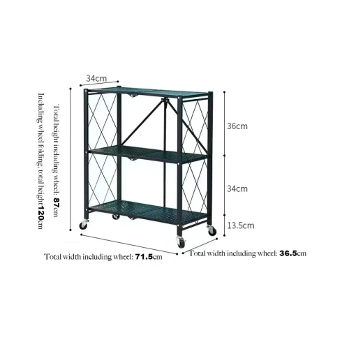 Folding Kitchen Display Rack