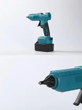 Cordless Dual Temperature Hot-Melt Glue Gun for DIY Projects