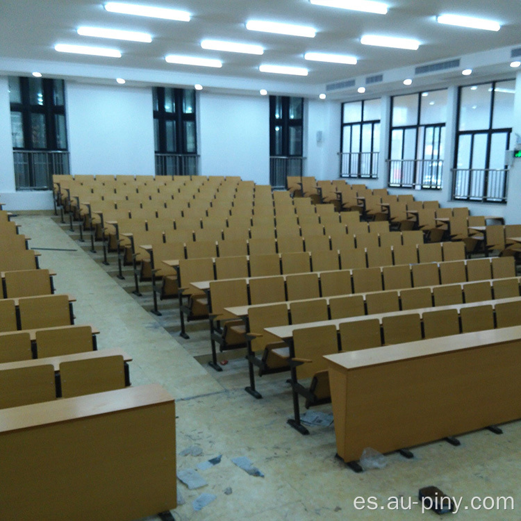 asientos de la sala de conferencias de la escuela