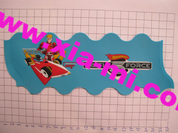 cool style embossed handsome racing driver pattern embossed plastic silicone mug