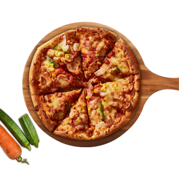 High Quality Acacia Wood Pizza Cutting Board with Handle