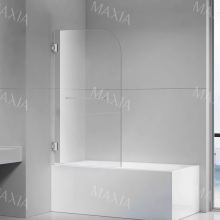 Установите дверь для душа на пол или ванну