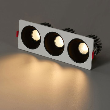 Dimmable Commercial Anti-Glare는 호텔을위한 다운 라이트를 LED합니다