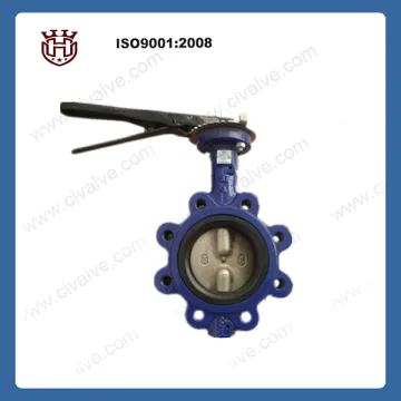 lug type two shaft butterfly valve