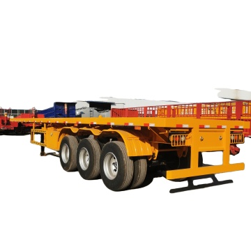 High Quality 3 Axle 40-60 T 40ft Flatbed Semi Trailers For Sale