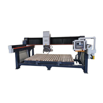 5 axis infrared quartz granite marble CNC milling and cutting bridge saw machine