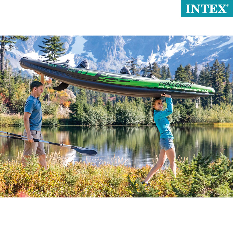 INTEX Challenger K2 Kayak - 2 Person, In Stock & Ready to Ship with Paddle & Pump