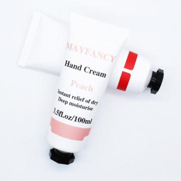 nourishing peach hand cream for cracked hands