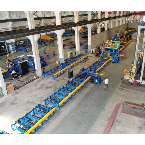 Welding H Beam Steel Structure Horizontal Production Line