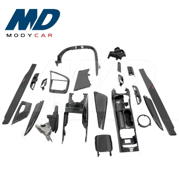 Ensemble d'intérieur en fibre de carbone (21 pc) pour 2008-2015 Audi R8 Spyder V8 V10