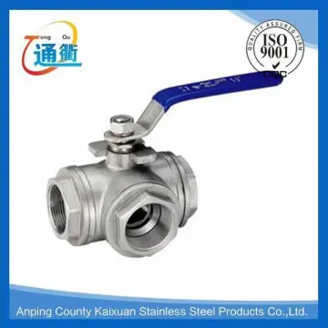 casting 1000 psi stainless steel 3 way ball valves 2 inches