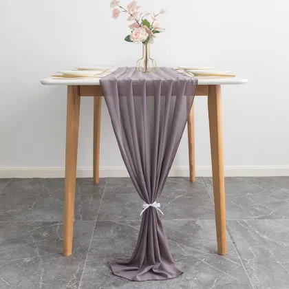 Chiffon Table Runners for Wedding and Event Décor