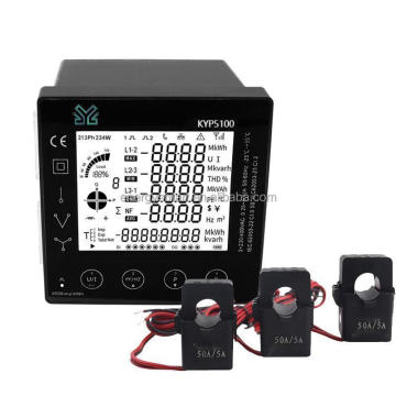 Tre fase 96x96 Misuratore multi -tariff - misuratore elettronico montato a parete