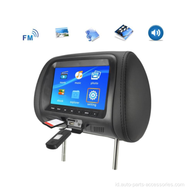 Pemutar Headrest Mobil Input Video USB 7 Inch