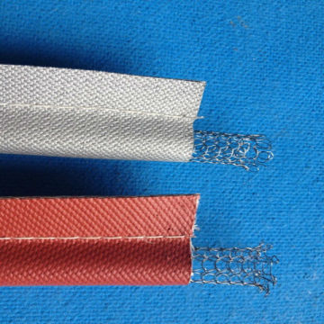 Long Lifetime Silicone Coated Fiberglass Cloth , 8h Plain Weave