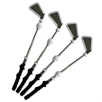 Retractable Golf Swing Trainer Rhythm Click Grip Tempo