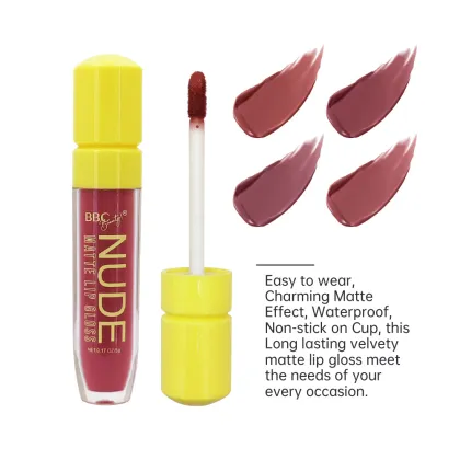  BBC Cosmetic Line Private Label Mini Lip Gloss Clear Mirror Glaze 