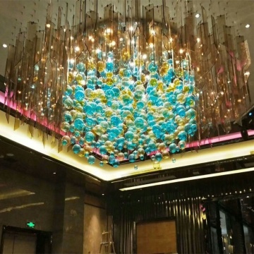Luxury Modern Art Glass Chandelier Light
