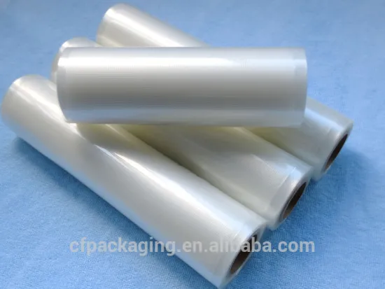 Plastic food embossed vacuum bag