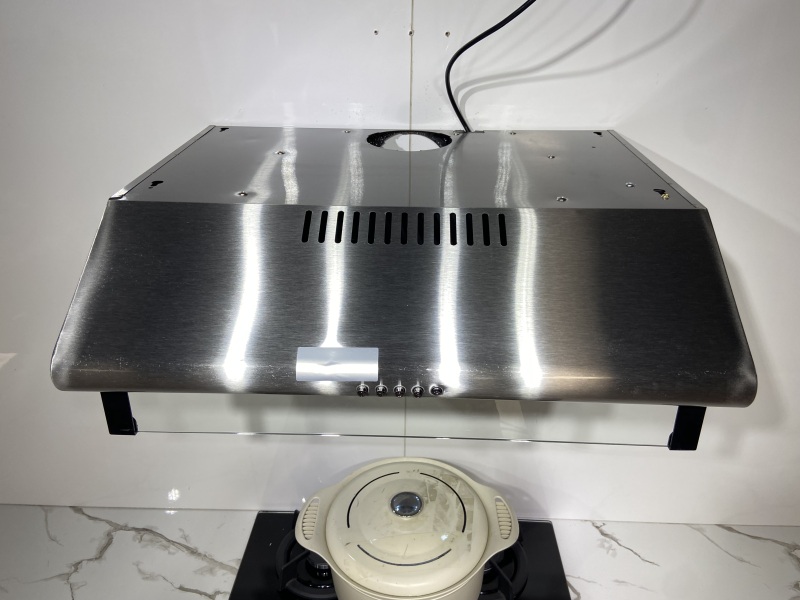 CE Approval 600mm Push Button Smoke Grease Extractors Cooker Hoods/Under Cabinet Black Kitchen Range Cooker Hood