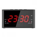 Hot Sale Red 1 Inch LED Display Radio Dikendalikan Jam Dinding Dengan Suhu Desktop Digital Timer Kecil